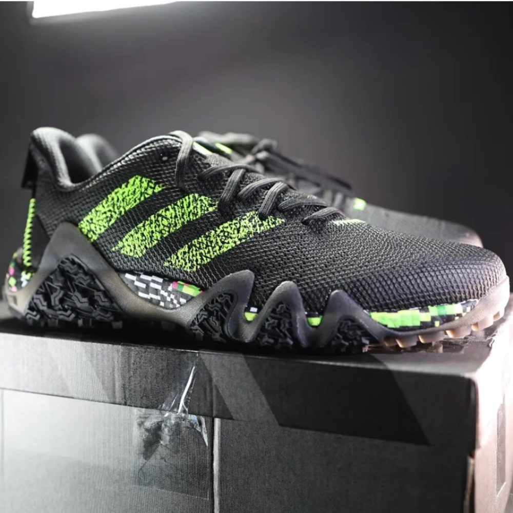 Adidas Code Chaos 22 Glitch Boost Golf Shoes Black IF5452 Size 11